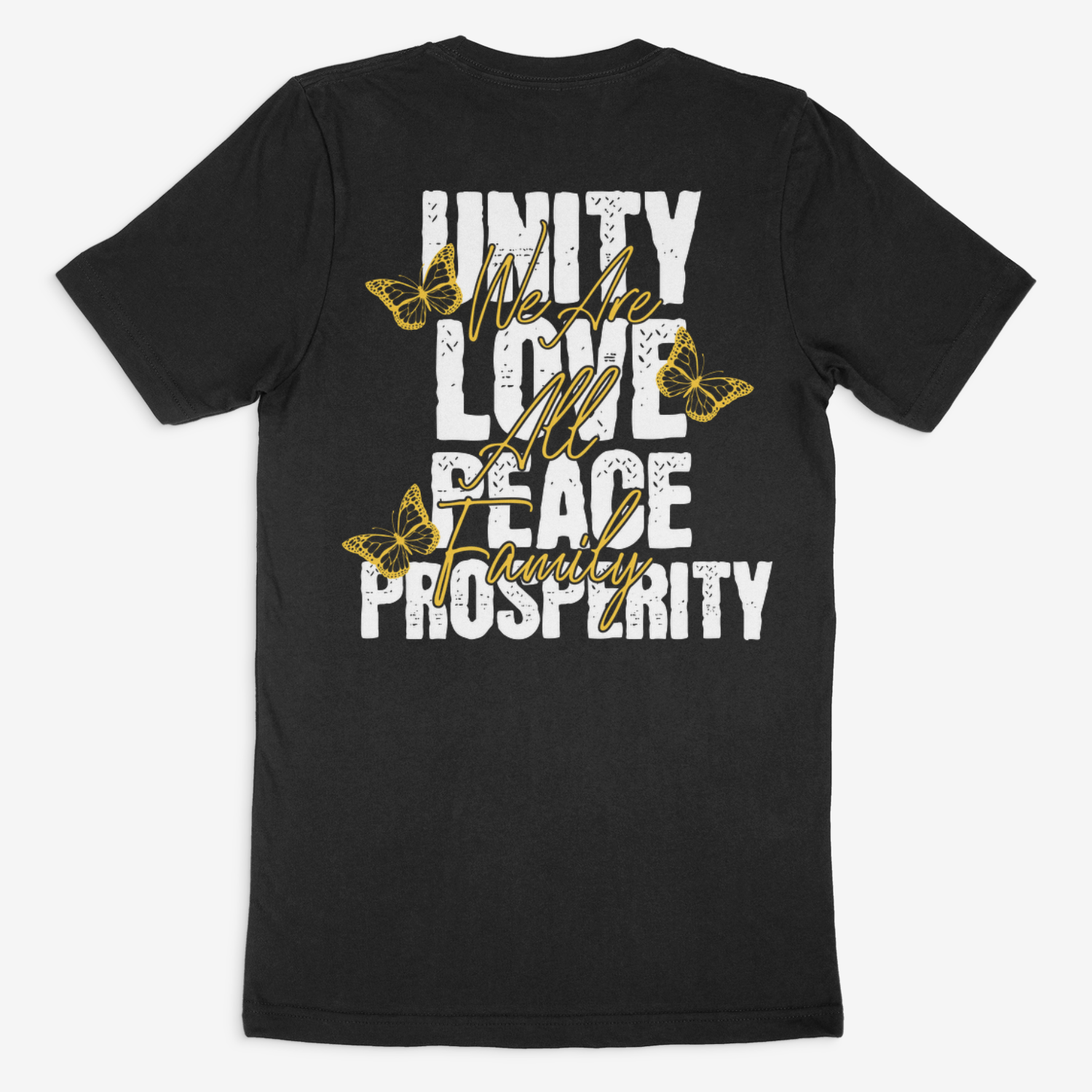 All Love Tee (Black/White/Gold)