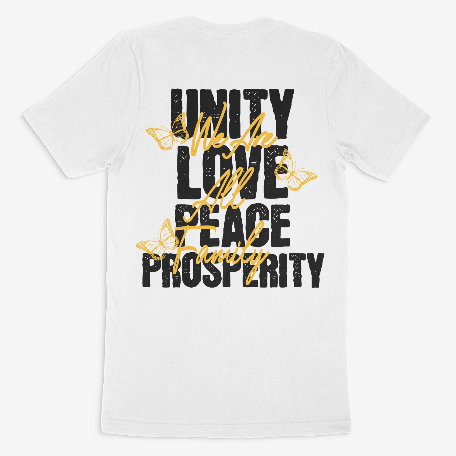 All Love Tee (White/Black/Gold)